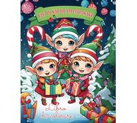 Elfi da colorare, libro da colorare, Elfi di Natale da colorare, Elfi di Natale da colorare