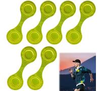 Elfinfi 6 Piezas Cinta Reflectante, Reflectante Bicicleta se Puede Maximizar la Visibilidad, Pegatinas Reflectantes, Clips Reflectores para Ropa,para Mochila, Mochila, Mochila, Ropa, Chaqueta