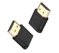 ELFJMZP 4K 60Hz HDMI Dummy Plug GPU Prevención del Sueño EDID Virtual Display Emulador para Escritorio Remoto y Servidor (2 unidades), color negro