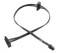 ELFJMZP Adaptador de alimentación de 4 píns a Dual SATA - Compatible con estación para HDD/SSD Expansión - 45 cm Mini cable