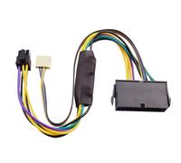 ELFJMZP ATX 24-Pin a ATX 6-Pin + HP 2.54mm 6P-4PIN Cable Adaptador de Corriente Compatible con HP Z220/Z230 18E4 Workstations y EliteDesk 800 G1 (SFF/MT/TWR) ProDesk 600 G1 4000/6005/8300 13in/33cm
