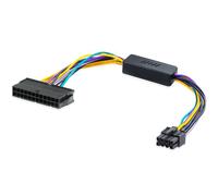 ELFJMZP ATX - Cable adaptador de 24 pines a ATX de 8 pines para DELL Optiplex 3020/7020/9020 y Precision T1700, compatible con placas base DELL H61 H81 Q77 Q87 B75 A75 Q75 Q65 13 in/33 cm