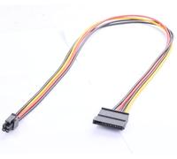 ELFJMZP Cable de alimentación para disco duro Server Mini 4P a SATA, compatible con Dell PowerEdge R720/R620/R820/R630/R730, 50 cm de longitud, soporta SATA HDD/SSD/unidad óptica