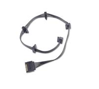 ELFJMZP Cable de distribución de alimentación SATA de 15 pines, 1 macho a 5 hembras, cobre estañado de 18 AWG, 62 cm para HDD, SSD, unidad de CD - Fuente de alimentación multiunidad para PC, servidor