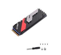 ELFJMZP Disipador de calor de aluminio M.2 2280 NVMe SSD, refrigeración de alta eficiencia para PC/PS5, compatible con 990/980/970 EVO, WD SN850/SN750/SN570, Seagate Firecuda 530, fácil de instalar