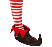 Elfo Botas con Campanas Adulto Talla Única Navidad Ayudante de Santa Disfraz