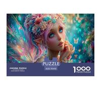 Elfo Puzzles 1000 Pieza Ajuste Adultos O Familias Juntos fantasía Juegos EduGatoivos Puzzle Regalos para Hombres Cartón 100% Reciclado Decoración del Hogar 70x50cm/1000pcs