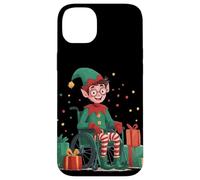 Elfo riendo en Silla de Ruedas para la Mejor Navidad Carcasa para iPhone 14 Plus