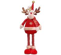 Elfo Travieso Retractil, Elfos Traviesos Grande, Reno Navidad, Papá Noel, Muñeca de Neve Navideños Retráctiles, Elfos Extensibles, Navidad Decoración, para Hogar, Tienda, Restaurante