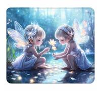 Elfos Alfombrilla Ratón Pequeño 250x200x3mm, Alfombrilla Escritorio con Bordes Cosidos, Gaming Mouse Pad Puede Mejorar la Velocidad y la Precisión, Mousepad para Accesorios Gaming, Flor 8-1081