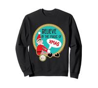 Elfos Behavin' Badly Believe In The Magic Elfie Christmas Sudadera