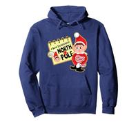 Elfos Behavin' Badly Destination North Pole Navidad Sudadera con Capucha