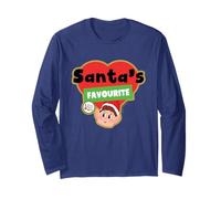 Elfos Behavin' Badly Santa's Favourite Elf Christmas Manga Larga