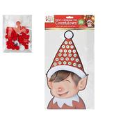 Elves Behavin' Badly Elfos Que se comportan Mal - 37cm Elfies Pom Pom Cuenta Regresiva para Navidad