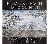 Elgar, Beach : Quintettes à cordes. Ohlsson, Quatuor Takacs.