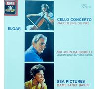 Elgar: Cello Concerto / Sea Pictures by Edward Elgar, John Barbirolli, London Symphony, Jacqueline Du Pre and Dame Janet Baker (1986)