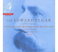 Elgar: Complete Songs for Voice and Piano, Vol. 1