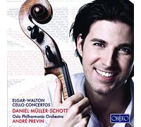 Elgar, Walton : Concertos pour violoncelle. Müller-Schott, Prévin.