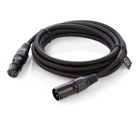 Elgato Cable XLR - Cable de micrófono apantallado para grabación en estudio y producción en directo, clavijas chapadas en oro, de macho a hembra, para micro y línea analógica balanceada, 10 pies/3 m