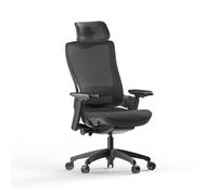 Elgato Embrace - Silla ergonómica de Estudio con Borde en Cascada, Respaldo de Malla, reposabrazos 4D, Logotipo Discreto, Altura Ajustable, Mecanismo de inclinación y Bloqueo, Base con Ruedas