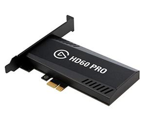 Elgato Game Capture HD60 Pro - Capturadora para Grabar, Compartir y Reproducir partidas de Xbox/Playstation (1080p, 60 fps, PCIe, HDMI), Color Negro