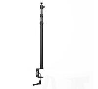 Elgato Master Mount L - Abrazadera prémium para mesa con poste extensible hasta 125 cm y rosca de 1/4 pulgada para montar luces, cámaras y micrófonos, ideal para streaming, videoconferencia y estudios
