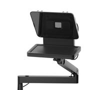 Elgato Prompter Swivel Mount - Teleprompter prémium con brazo de perfil bajo, compatible con cámara réflex, webcam y smartphone, montura ajustable, para streaming, videollamadas, Mac y PC