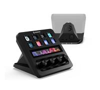 Elgato Stream Deck + XLR - Mezclador de audio y controlador, Interfaz de micrófono XLR a USB trasera, Compatible con cualquier micrófono XLR para podcasting, streaming, diales y teclas LCD, PC/Mac