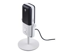 Elgato Wave:3 White - Micrófono Condensador USB Profesional prémium para Streaming, Podcast, Juegos, Oficina, casa, Software Mezclador Gratis, plugins de Efectos, antidistorsión, Plug n Play, Mac, PC