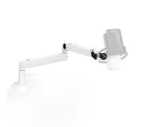 Elgato Wave Mic Arm LP White - brazo articulado prémium de perfil bajo con ranuras, abrazadera de mesa, montura versátil y totalmente ajustable, ideal para podcasts, streaming, juegos, oficina