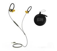 Elgin Rumble Auriculares con Cable para protección auditiva con micrófono, audífonos internos, Conector de 3.5mm, NRR de 27 dB, Impermeable IP67, Certificado OSHA, audífonos, Aislamiento de Ruido
