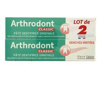 Arthrodont Pasta dentífrica calmante Classic para encías irritadas 2 x 75 ml