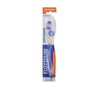 Elgydium cepillo de higiene experta para adultos en busca de suavidad para un cepillado suave con hebras suaves