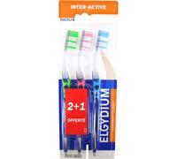 Elgydium Interactive Cepillo de Dientes Medio 3uds