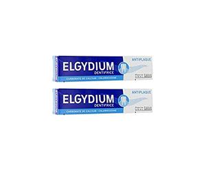 Elgydium Juego de pasta de dientes antical de 2 x 75 ml