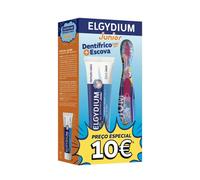 Elgydium Junior Kit Pasta dentífrica Chicle + Cepillo de dientes