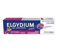 Elgydium Kids Gel de Pasta de Dientes Protección Contra la Caries 3/6 Años 50 ml - Granadina