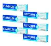 Elgydium Pasta de dientes antiplaca, paquete de 6