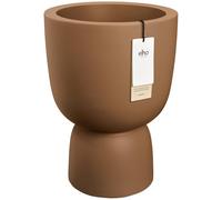 Elho Amber Coupe 35cm Maceta - Caramel | Ø 34.9 x Al. 49 cm | Apta para interior y exterior | Plástico 100 % reciclado
