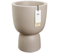 Elho Amber Coupe 41cm Maceta - Balanced Beige | Ø 41.3 x Al. 57.9 cm | Apto para interior y exterior | Plástico 100% reciclado