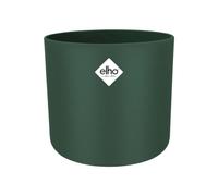 Elho B.for Soft Round 14 - Macetero por Interior - 100% Plástico Reciclado - Ø 13.8 x H 12.5 cm - Leaf Green