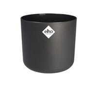 Elho B.For Soft Round 22cm Maceta - Anthracite | ∅ 22.3 x 20.4 cm | Macetero por Interior | Plástico 100% reciclado