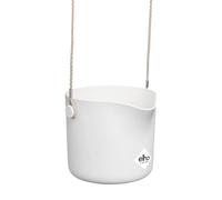 Elho B.for Swing 18 - Macetero por Interior - 100% Plástico Reciclado - Ø 18.0 x H 16.5 cm - Blanco/White