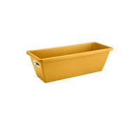 Elho Barcelona Trough 40 - Jardinera por Balcón Exterior - Ø 39.5 x H 16.0 cm - Amarillo/Honey Yellow