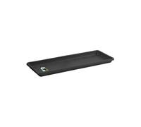 Elho Barcelona Trough Saucer 50cm Plato - Anthracite | L 16.7 x An 45.5 x A 3 cm | Para uso en Exteriores