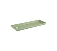 Elho Barcelona Trough Saucer 50cm Plato - Pistache Green | L 16.7 x An 45.5 x A 3 cm | Para uso en Exteriores