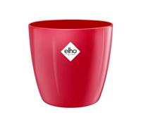 Elho Brussels Diamond Round 16 - Macetero por Interior - Ø 15.8 x H 14.5 cm - Rojo/Lovely Red