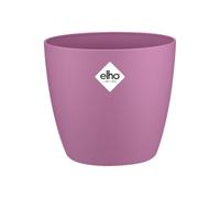 Elho Brussels Round Mini 9.5 - Macetero por Interior - 100% Plástico Reciclado - Ø 10.0 x H 8.9 cm - Vivid Violet