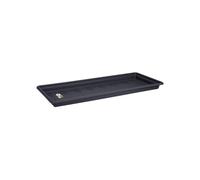 Elho Green Basics Garden XXL Saucer 60cm Plato - Living Black | L 25.6 x An 54.8 x A 5 cm | Para uso en Exteriores