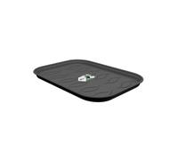 Elho Green Basics Grow Tray Saucer S Plato - Living Black | L 16.5 x An 23.6 x A 3 cm | Para uso en Interiores y Exteriores